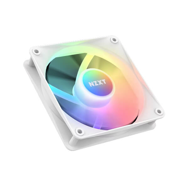 Nzxt F120 RGB Core 120mm Cabinet Fan - White (Single Pack)